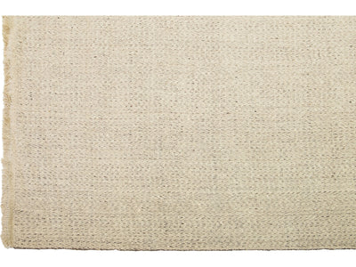 Modern Flatweave Wool Rug 12 X 15