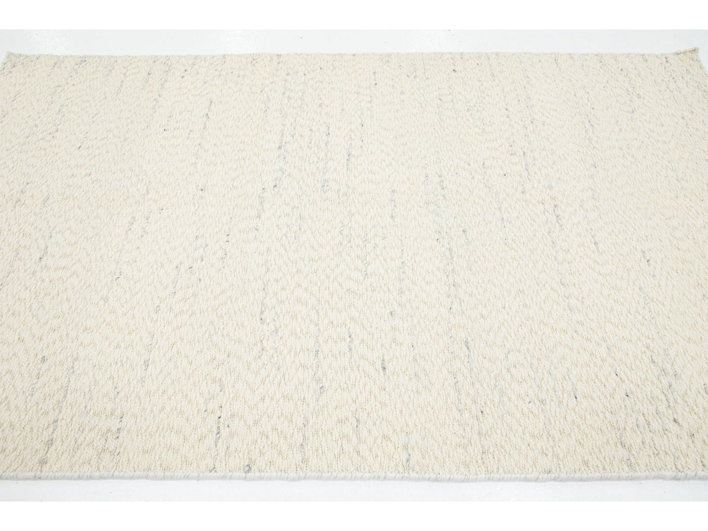 Modern Felted Wool Rug 5 X 8