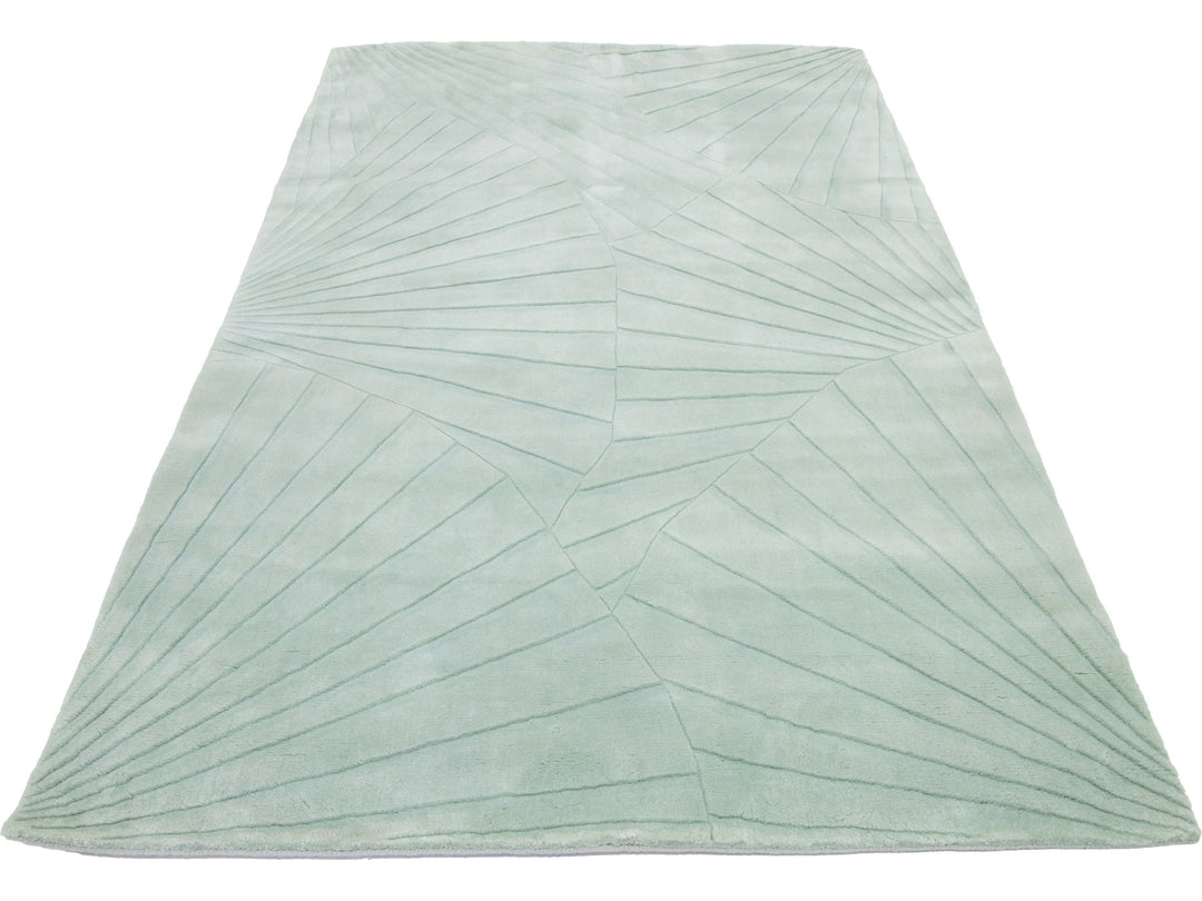 Modern Wool Rug 5 X 8
