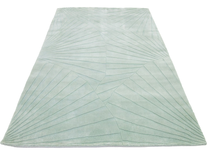 Modern Wool Rug 5 X 8