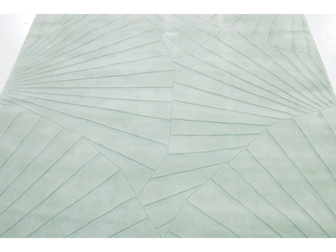 Modern Wool Rug 5 X 8