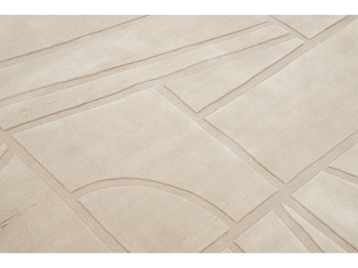 Modern Wool Rug 5 X 8