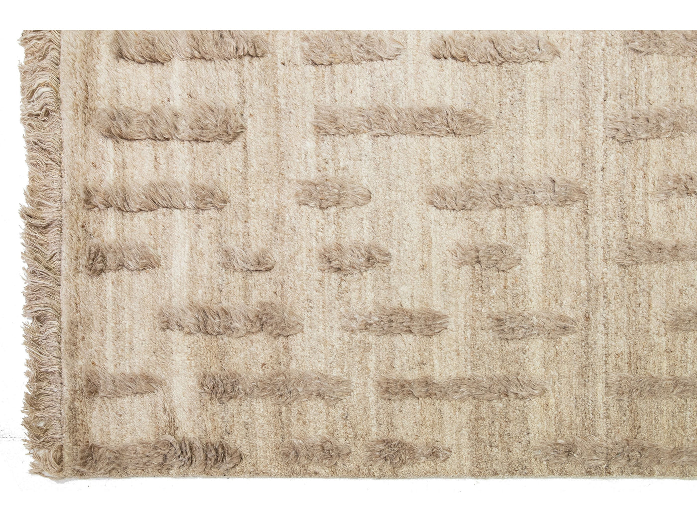 Modern Moroccan Wool Rug 12 X 15