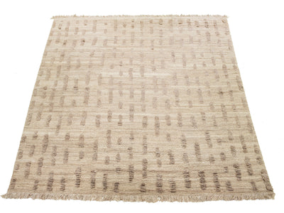 Modern Moroccan Wool Rug 12 X 15