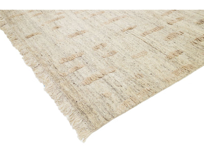 Modern Moroccan Wool Rug 12 X 15