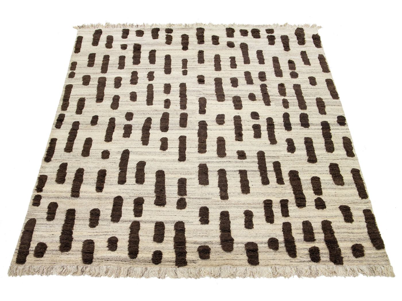 Modern Moroccan Wool Rug 12 X 15