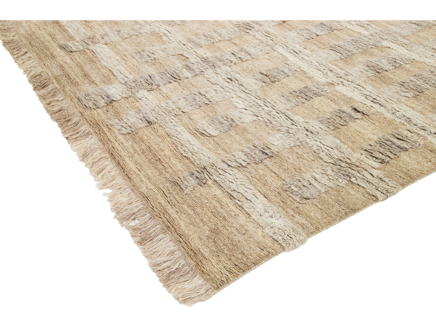 Modern Moroccan Wool Rug 12 X 15