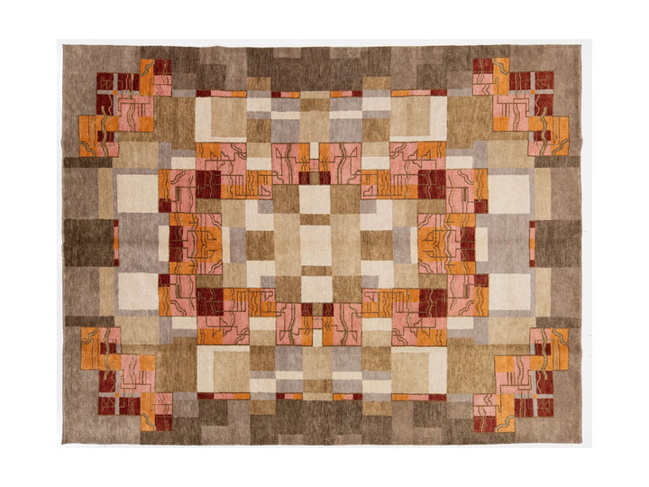Modern Wool Rug 9 X 12
