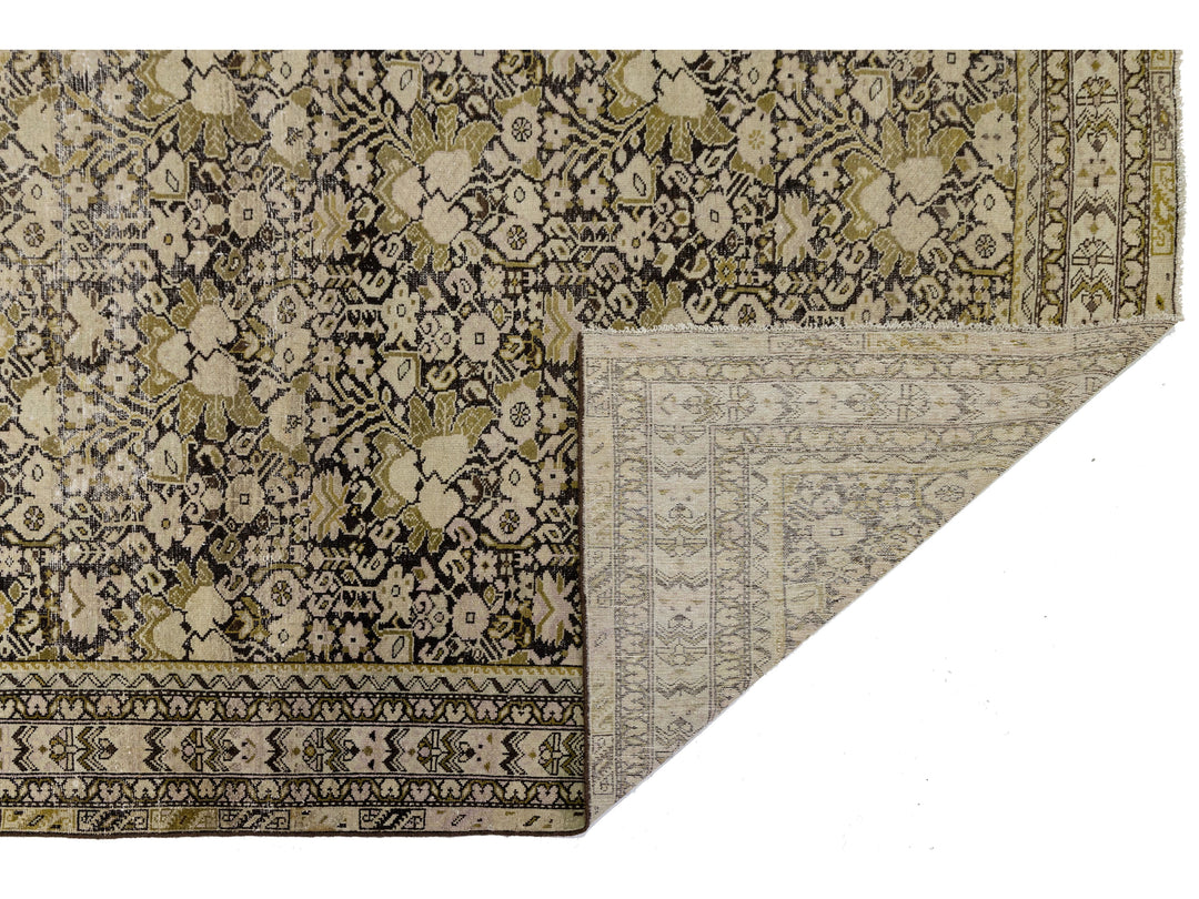 Antique Malayer Wool Rug 9 X 17