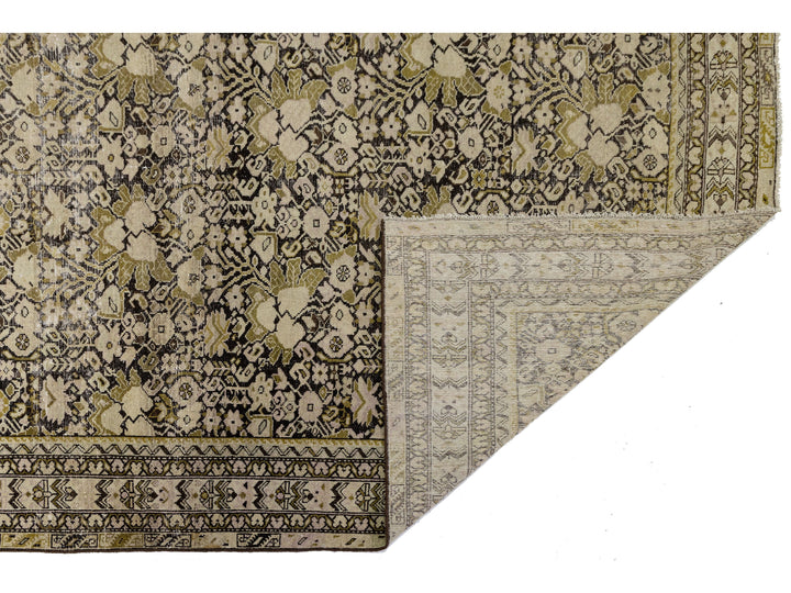 Antique Malayer Wool Rug 9 X 17