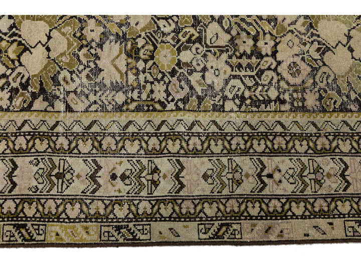 Antique Malayer Wool Rug 9 X 17