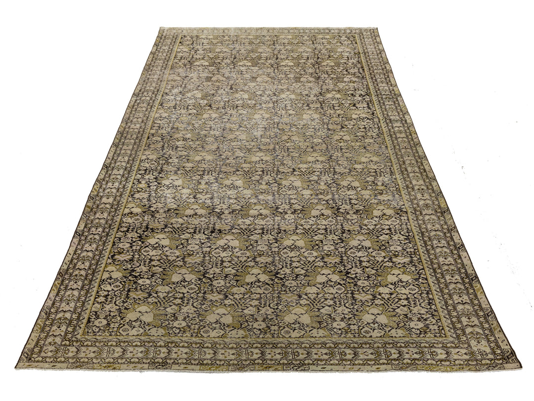 Antique Malayer Wool Rug 9 X 17