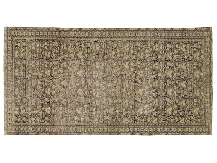 Antique Malayer Wool Rug 9 X 17