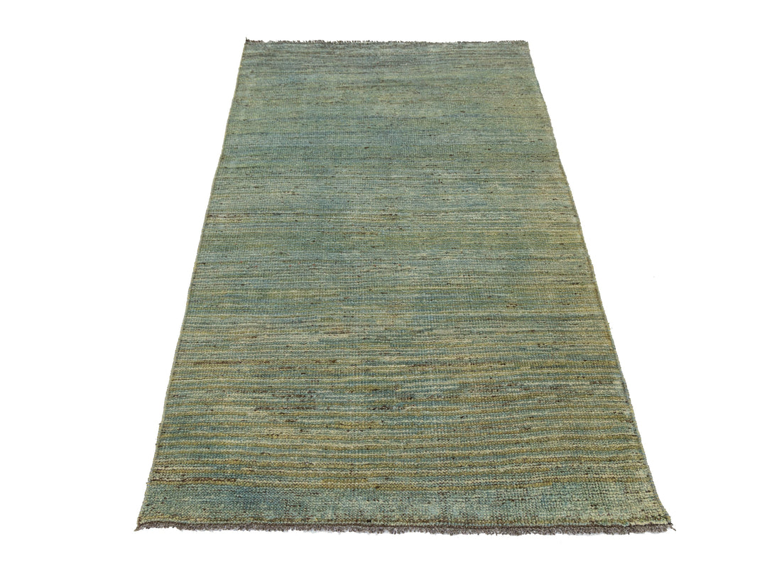 Modern Gabbeh Wool Rug 3 X 6