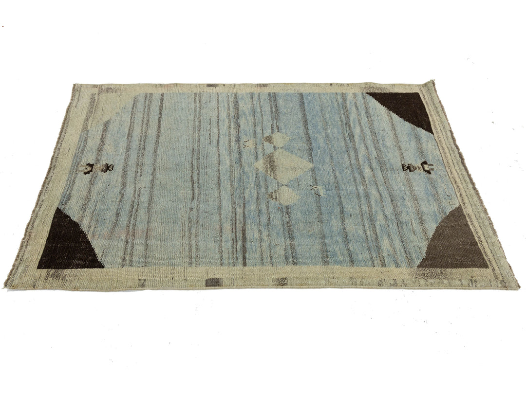 Modern Gabbeh Wool Rug 3 X 5