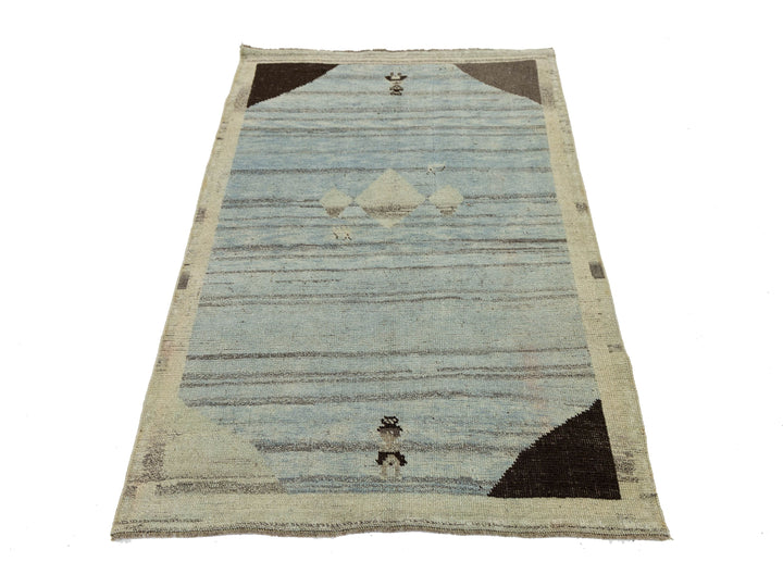 Modern Gabbeh Wool Rug 3 X 5