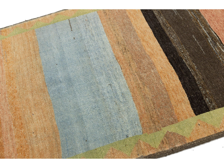 Modern Gabbeh Wool Rug 4 X 7