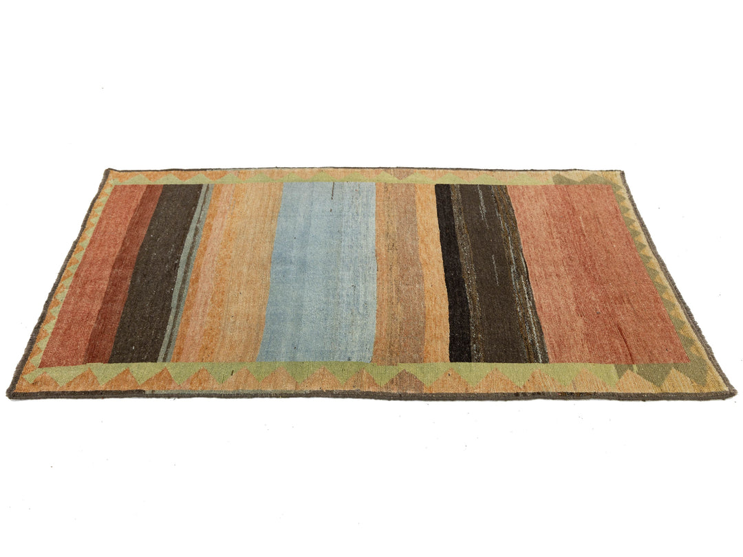 Modern Gabbeh Wool Rug 4 X 7