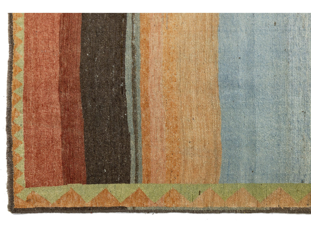 Modern Gabbeh Wool Rug 4 X 7
