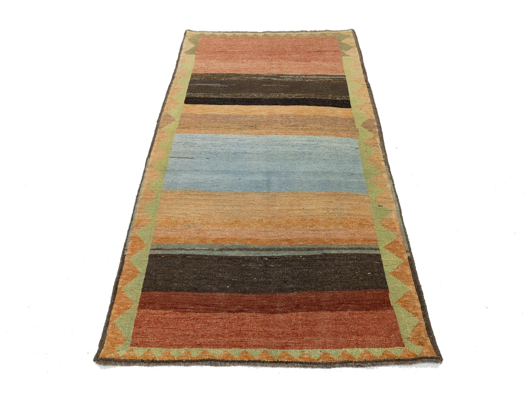 Modern Gabbeh Wool Rug 4 X 7