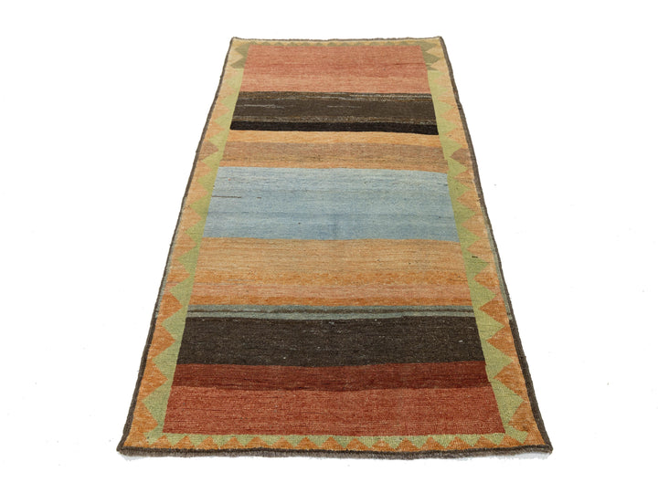 Modern Gabbeh Wool Rug 4 X 7