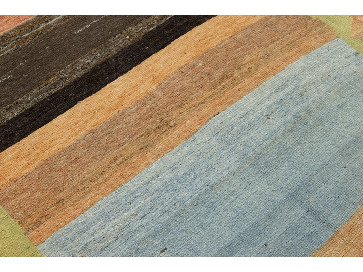 Modern Gabbeh Wool Rug 4 X 7