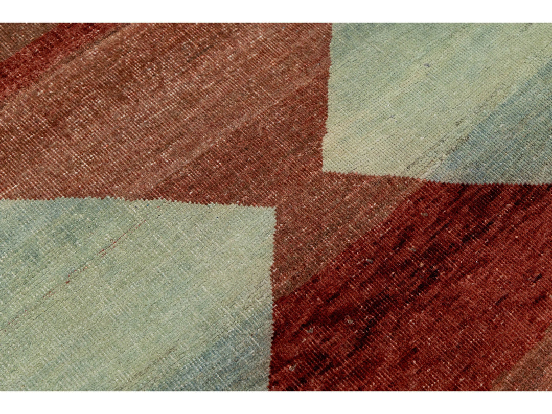 Modern Gabbeh Wool Rug 5 X 5