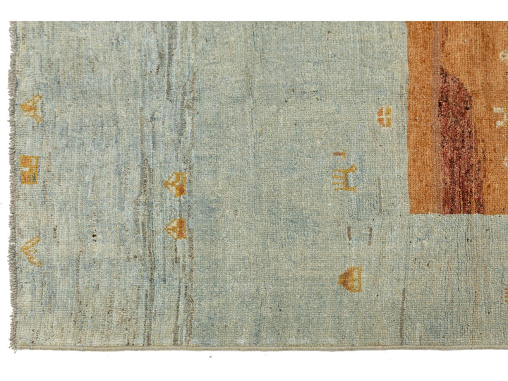 Modern Gabbeh Wool Rug 4 X 6