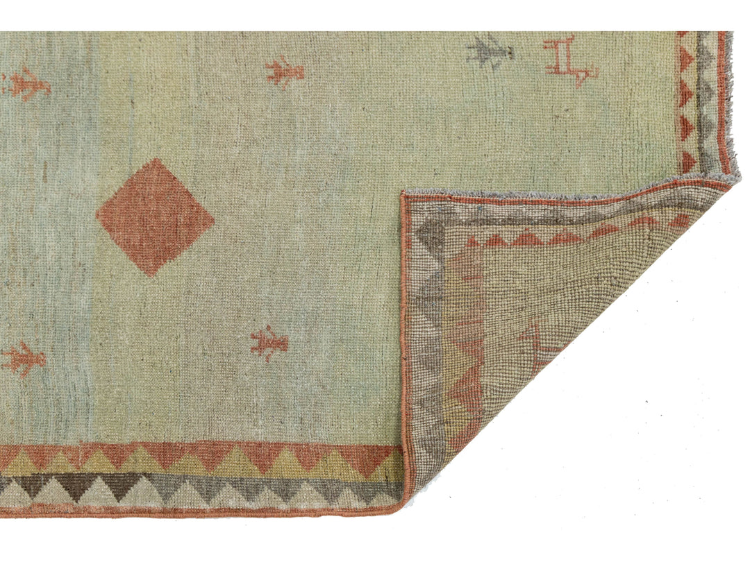Modern Gabbeh Wool Rug 3 X 6