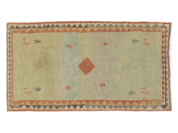 Modern Gabbeh Wool Rug 3 X 6
