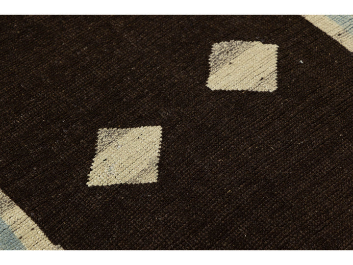 Modern Gabbeh Wool Runner 3 X 10