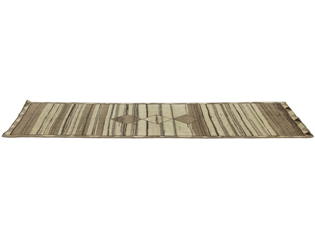 Modern Gabbeh Wool Runner 3 X 10