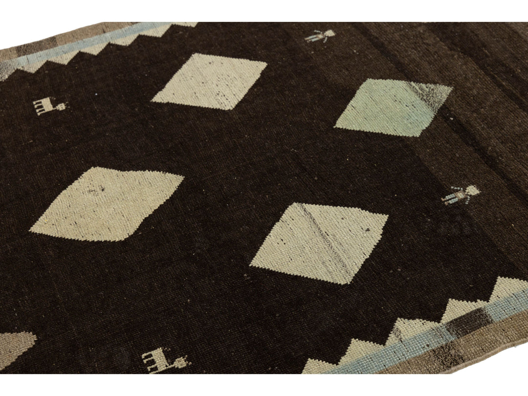 Modern Gabbeh Wool Rug 4 X 7