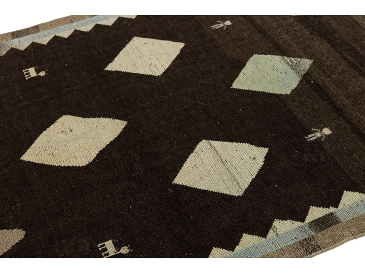 Modern Gabbeh Wool Rug 4 X 7
