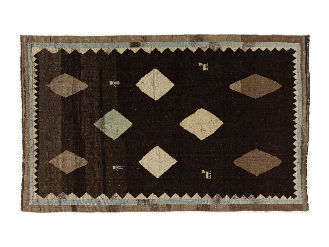 Modern Gabbeh Wool Rug 4 X 7