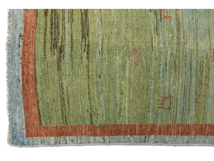 Modern Gabbeh Wool Runner 3 X 11