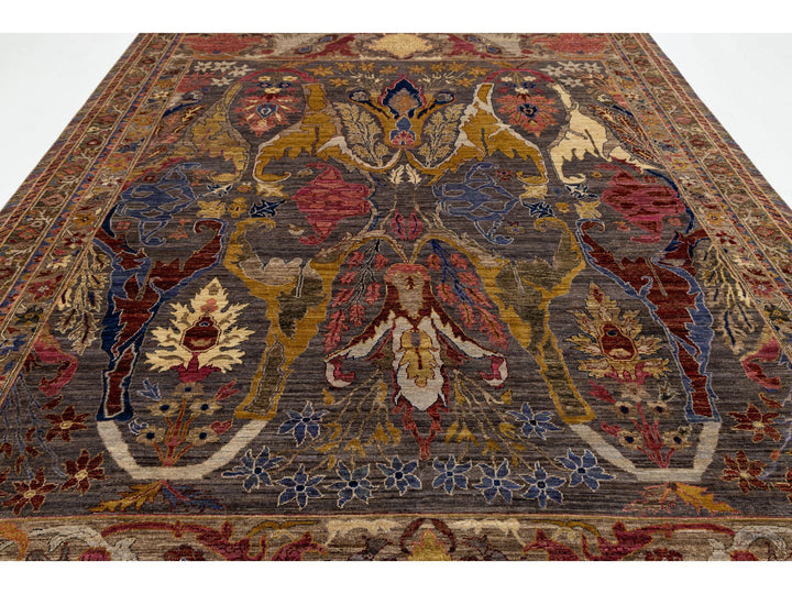 Modern Bidjar Wool Rug 9 X 12