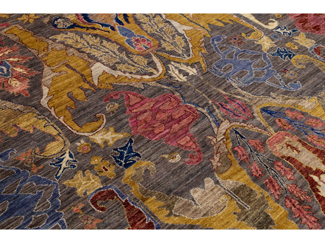 Modern Bidjar Wool Rug 9 X 12