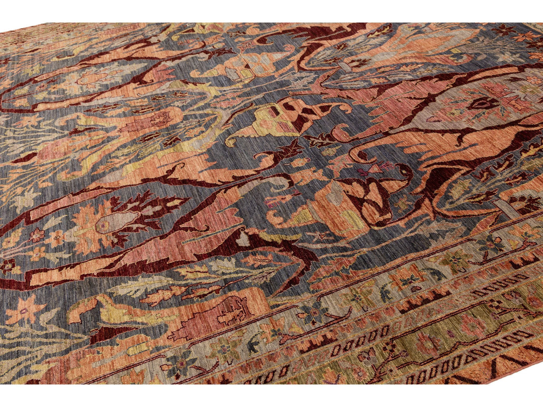 Modern Bidjar Wool Rug 12 X 15