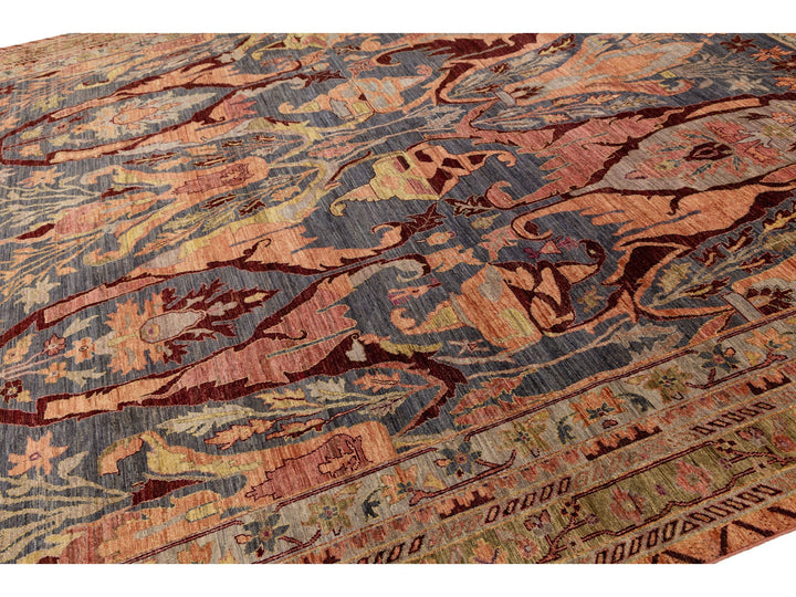 Modern Bidjar Wool Rug 12 X 15