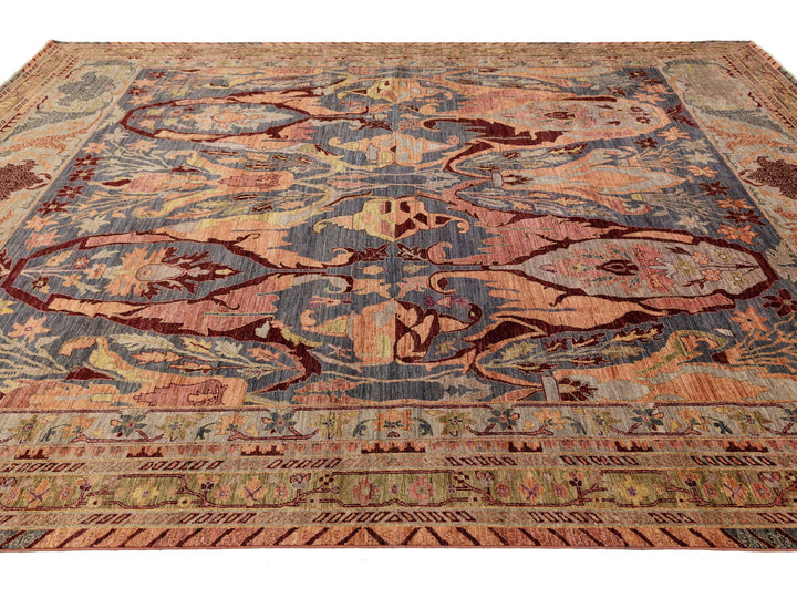 Modern Bidjar Wool Rug 12 X 15