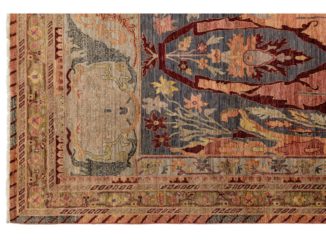 Modern Bidjar Wool Rug 12 X 15