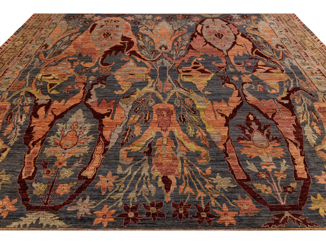 Modern Bidjar Wool Rug 12 X 15