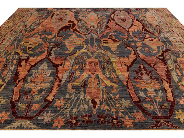 Modern Bidjar Wool Rug 12 X 15