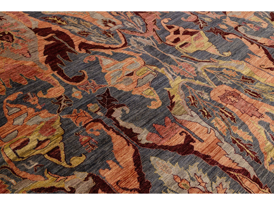 Modern Bidjar Wool Rug 12 X 15