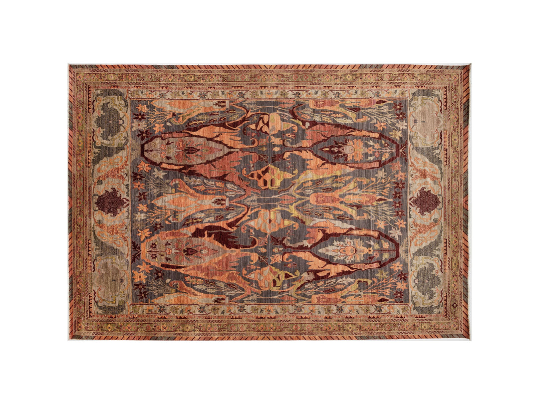 Modern Bidjar Wool Rug 12 X 18