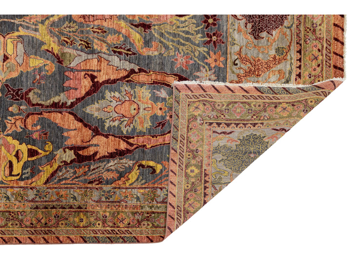 Antique Bidjar Wool Rug 9 X 12