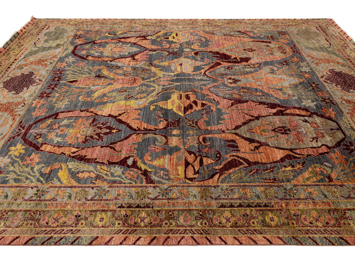 Antique Bidjar Wool Rug 9 X 12