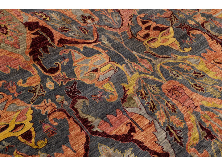 Antique Bidjar Wool Rug 9 X 12