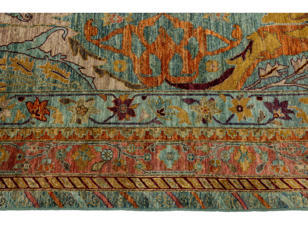 Modern Bidjar Wool Rug 10 X 14